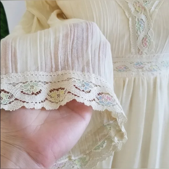 VTG 70s Nadine Prairie Maxi Dress